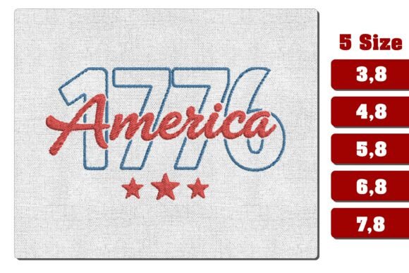 America 1776 Patriotic Embroidery File Review