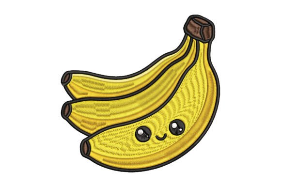 Banana Embroidery Design: A Playful Addition to Your Collection