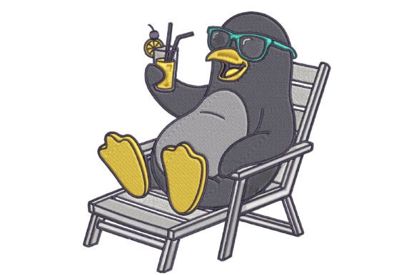 Beach Penguin Embroidery Design Review