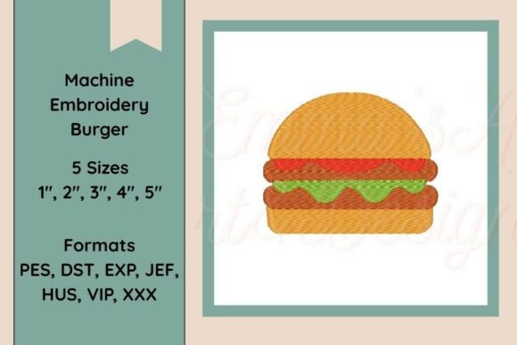 Burger Embroidery Design Review