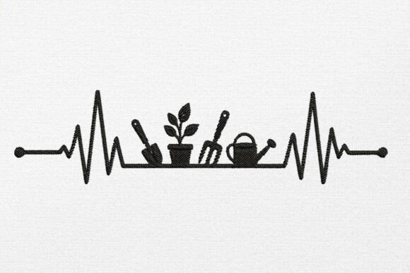 Gardening Heartbeat Embroidery Design Review
