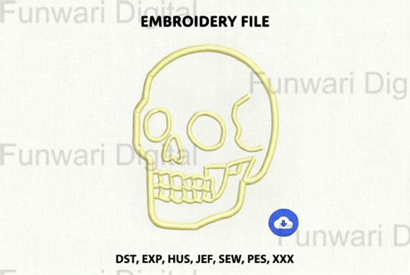 Minimalist Skull Line Art Embroidery Review