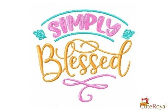 Simply Blessed Embroidery Review for Craft Fair Products